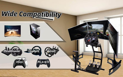Gaming wheel mount platform