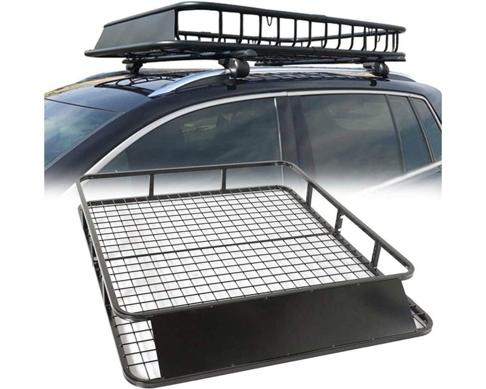 Universal Roof Rack Basket Car Top Luggage Carrier Cargo Holder – 48" x 40"