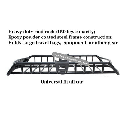 Universal Roof Rack Basket Car Top Luggage Rack