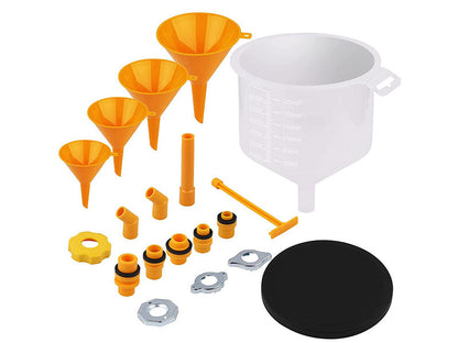 Spill Proof Car Radiator Coolant Filling Funnel Kit Universal Adapter - The Shopsite
