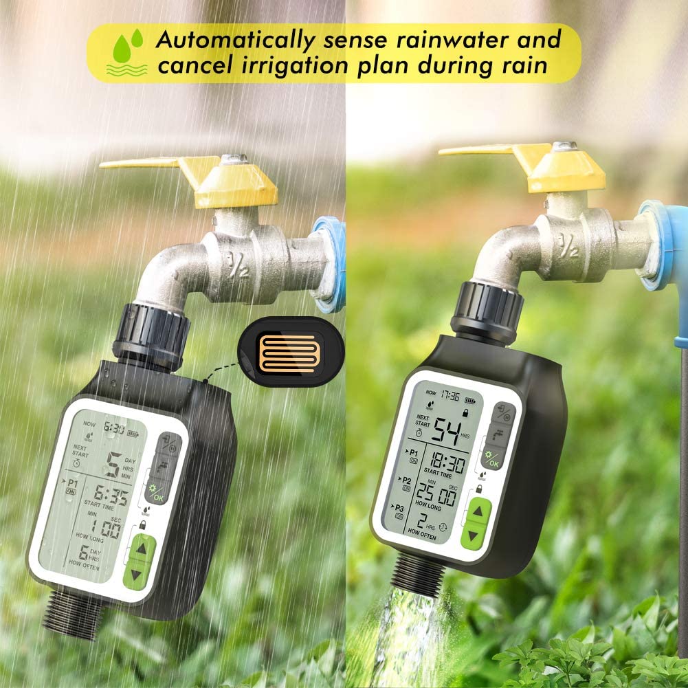 Rain Sensor Large Screen Automatic Watering Timed Watering Smart Irrigation Garden Lazy Automatic Watering