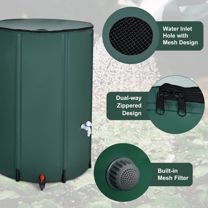 Foldable rainwater tank