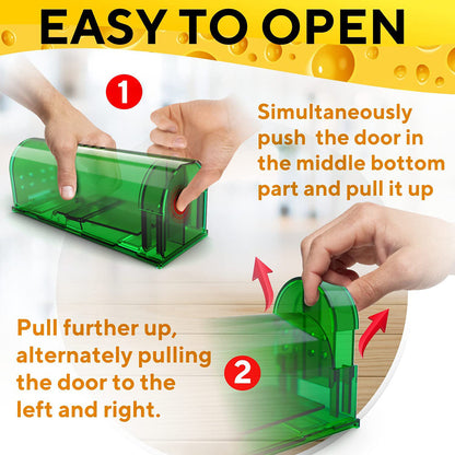 Rat Traps Catch and Release Indoor / Outdoor Mouse Traps Pack of 2
