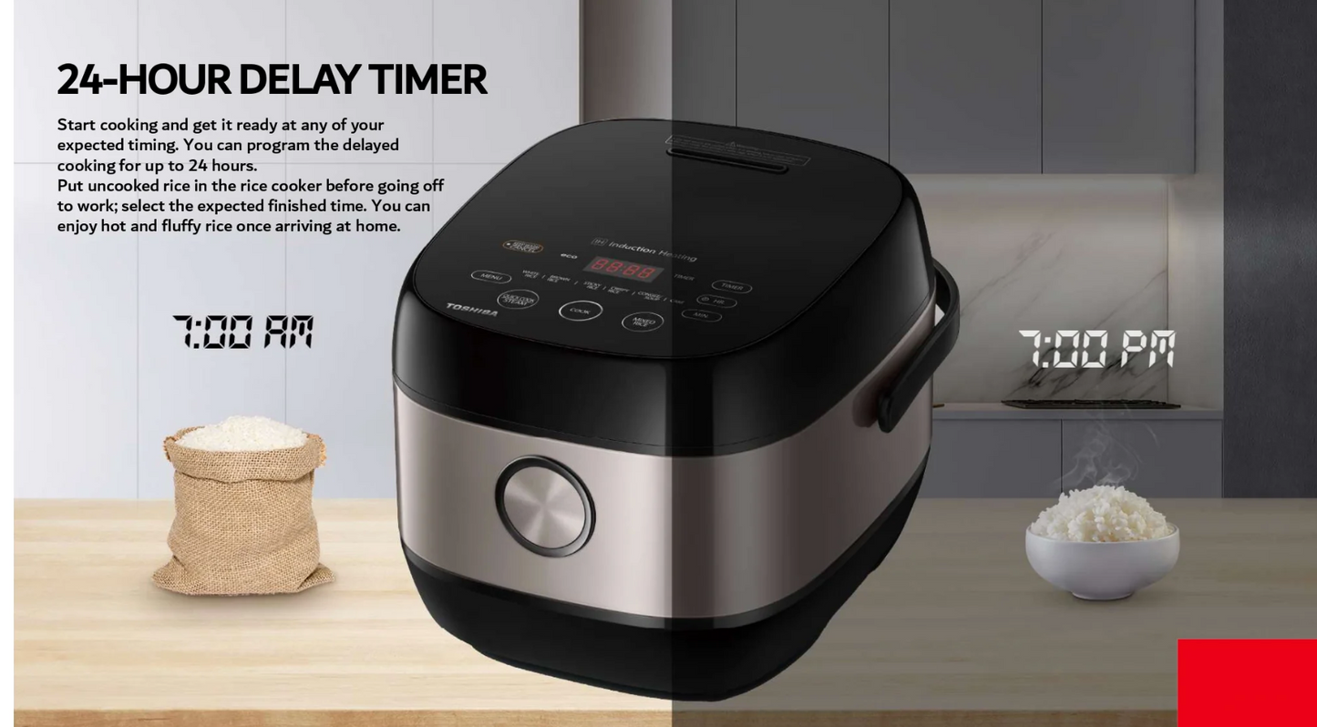 Toshiba IH 1.0L Induction Rice Cooker