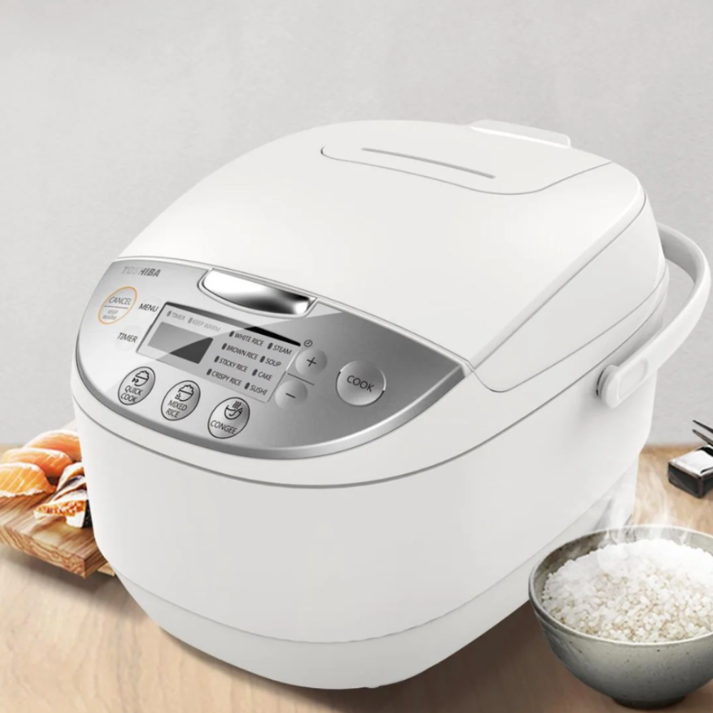 Toshiba 1.8L White Rice Cooker