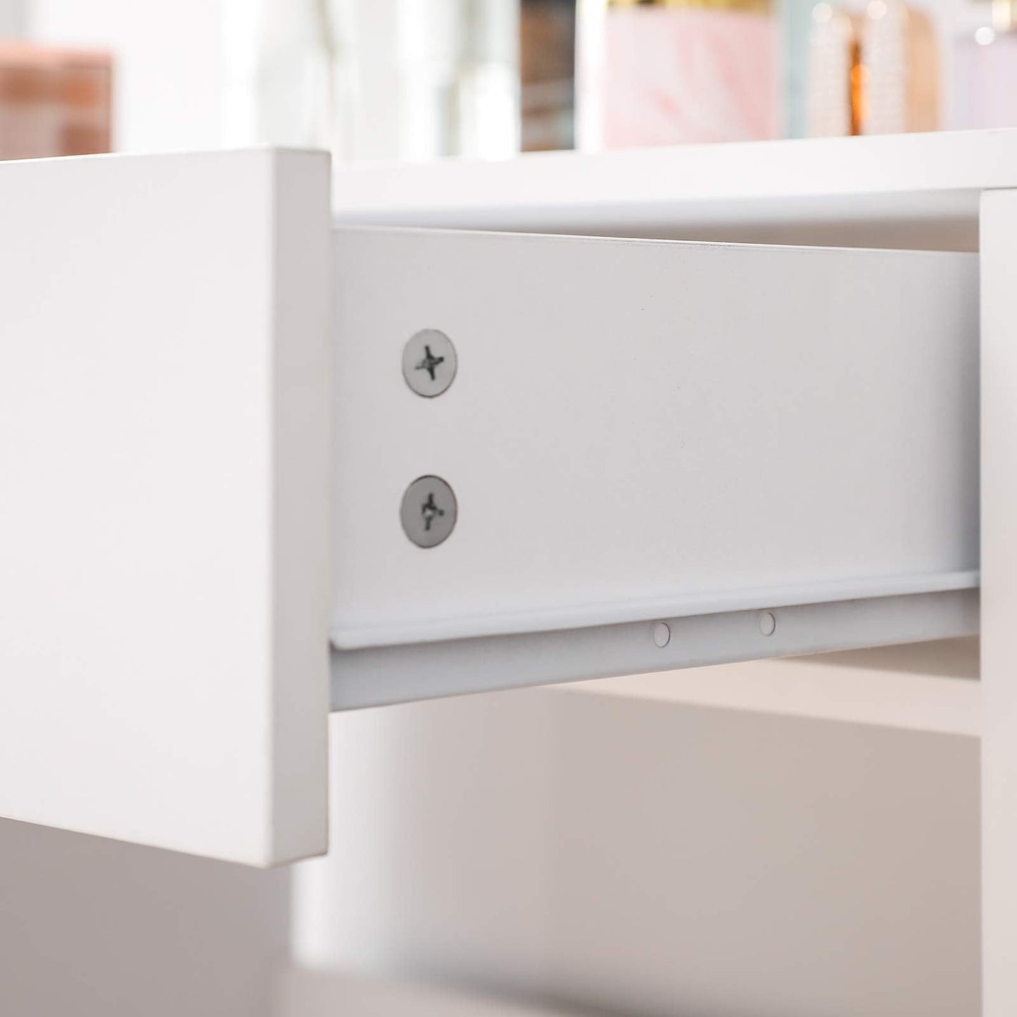 VASAGLE Dressing Table With Mirror