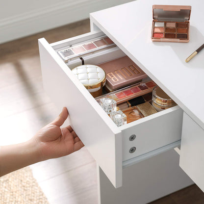 VASAGLE Dressing Table With Mirror