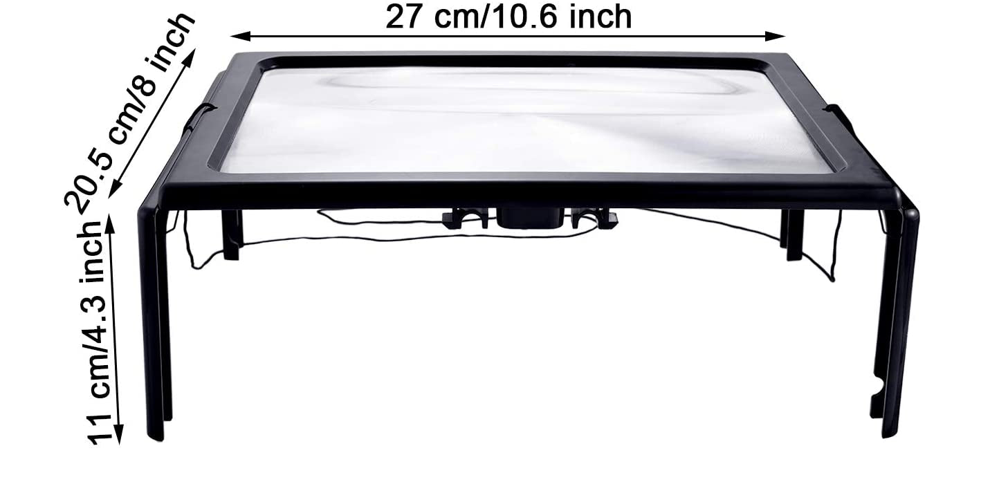 Reading A4 Magnifier Led Glass Magnifier - The Shopsite