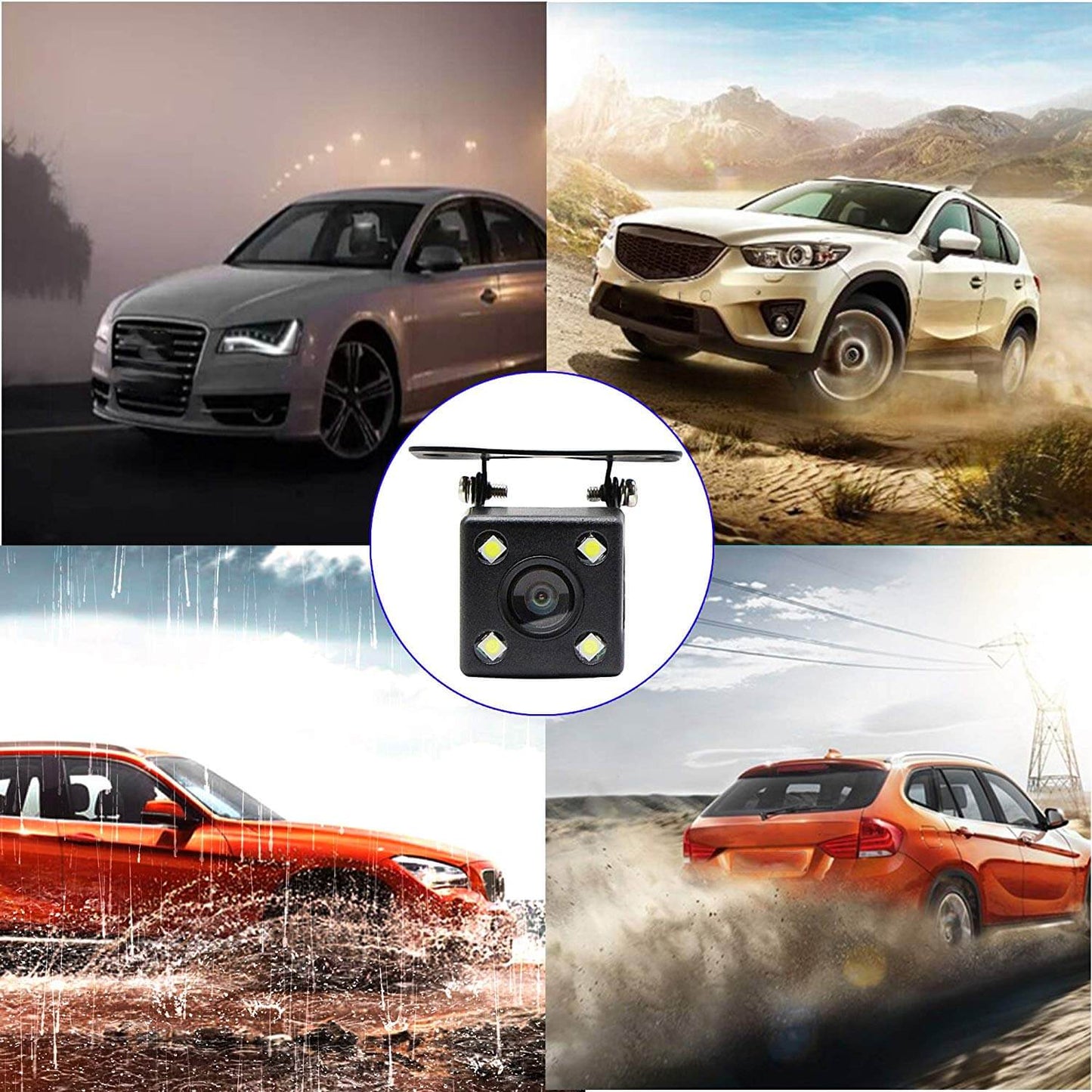 Waterproof reversing camera