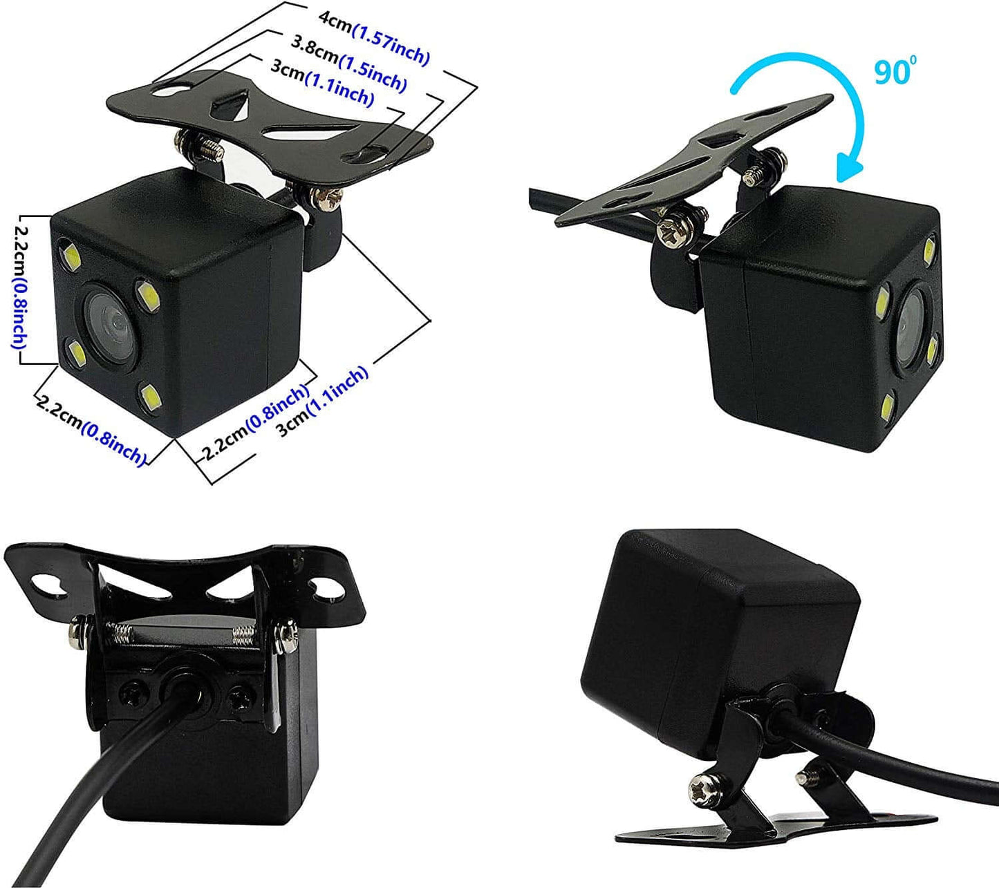 CCD sensor rear camera