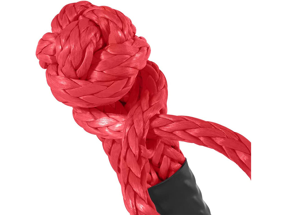 Soft Shackle Recovery Rope 55,000lbs Breaking Strength with Protective Sleeve