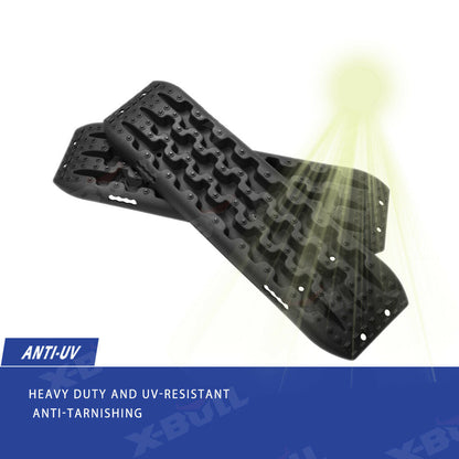 Recovery Tracks X-BULL – 3rd Gen Traction Boards for Sand Mud Snow 4WD Black