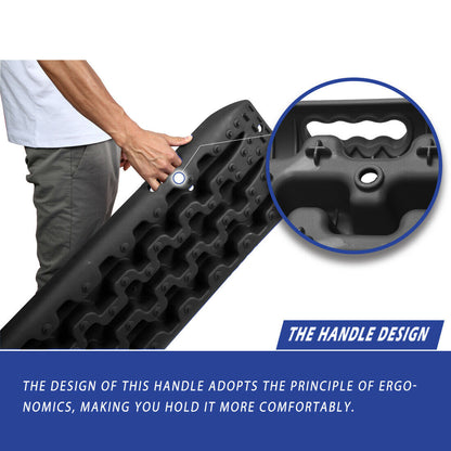 Recovery Tracks X-BULL – 3rd Gen Traction Boards for Sand Mud Snow 4WD Black