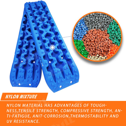 Recovery Tracks X-BULL – 3rd Gen Traction Boards for Sand Mud Snow 4WD Blue