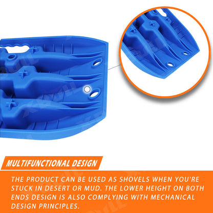 Recovery Tracks X-BULL – 3rd Gen Traction Boards for Sand Mud Snow 4WD Blue