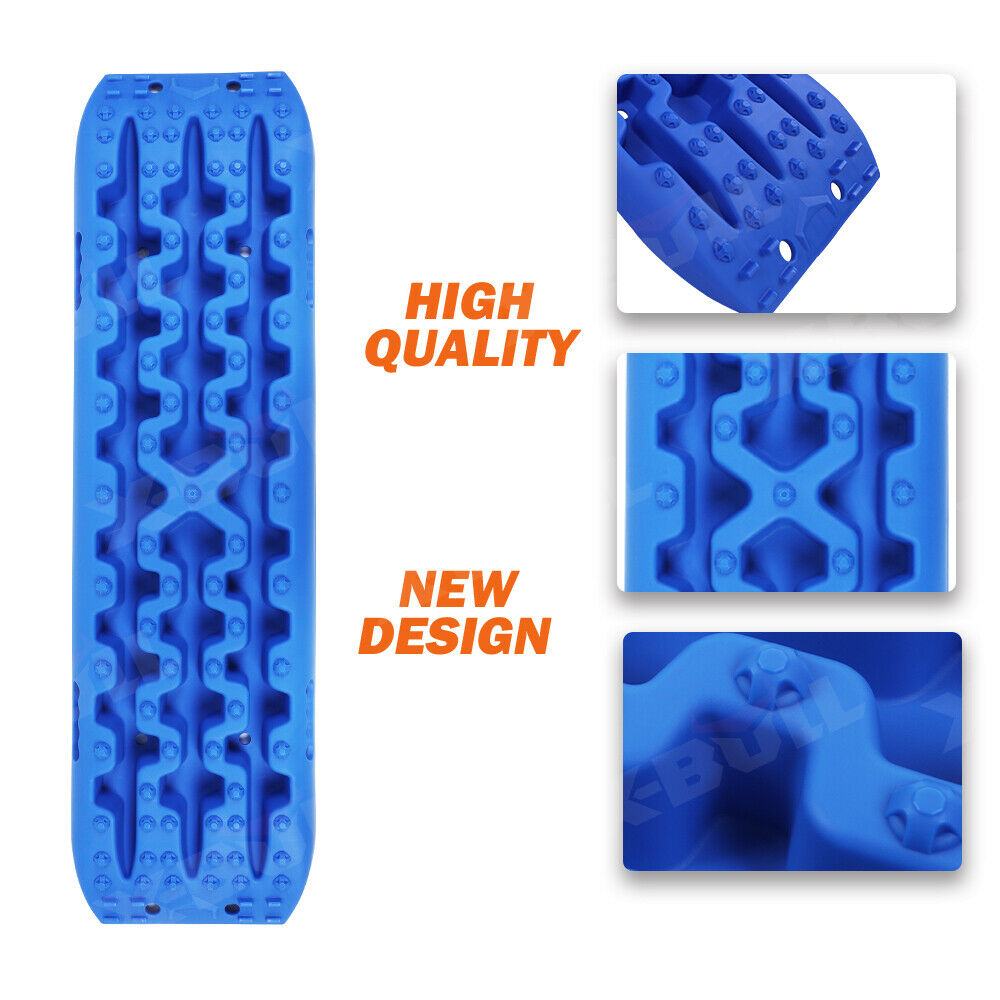 Recovery Tracks X-BULL – 3rd Gen Traction Boards for Sand Mud Snow 4WD Blue