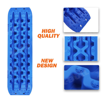 Recovery Tracks X-BULL – 3rd Gen Traction Boards for Sand Mud Snow 4WD Blue