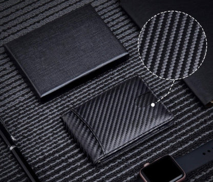 Minimalist Slim Wallet with Money Clip RFID Blocking Front Pocket