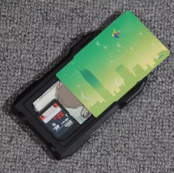 Rfid Card Holder Wallets Men ID Bank Card Holder Metal Thin Minimalist Wallet
