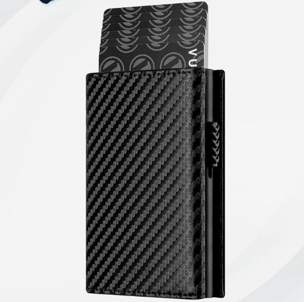 RFID Blocking Anti Theft Holder, Credit Card Holder Pop Up Card Wallet