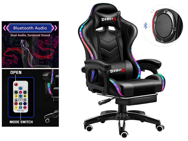 Gaming Chair with Desk – RGB Gaming Chair Combo with Gaming Desk Table