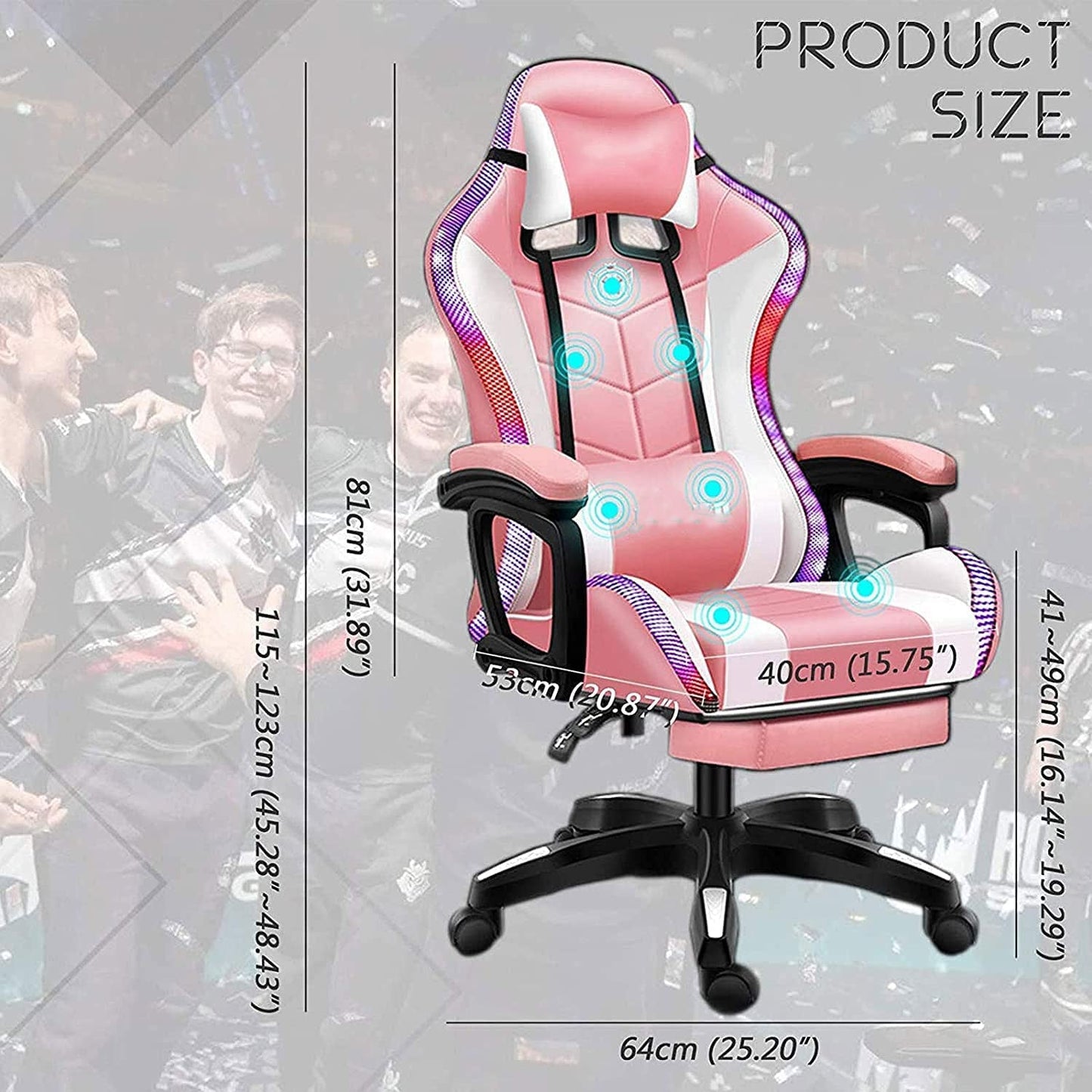 Gaming Chair Racing Chair + Desk