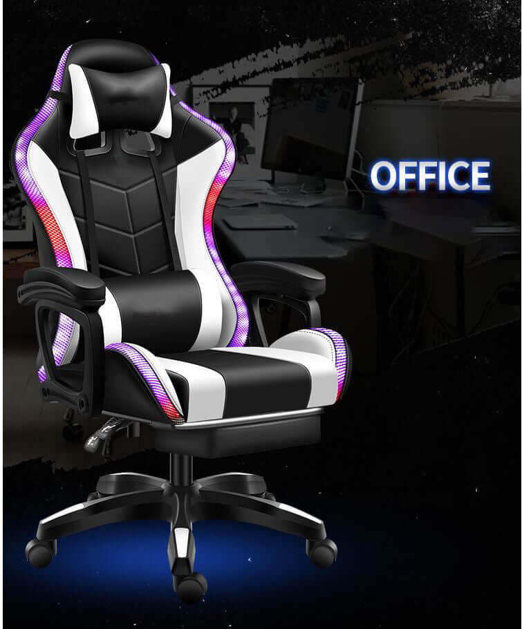 Gaming Chair With Rgb Light And Speaker - The Shopsite