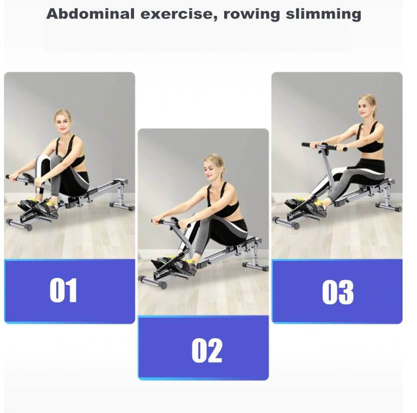 Foldable Rowing Machine Fitness Gym - The Shopsite