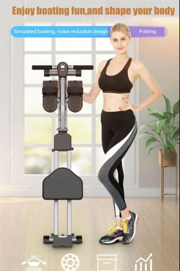Foldable Rowing Machine Fitness Gym - The Shopsite