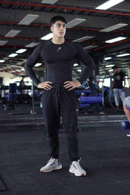 Compression Fullsleeves T-shirt Black