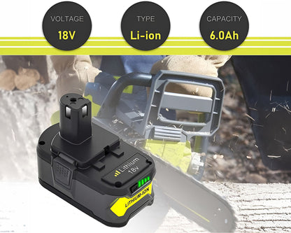Ryobi Replacement Battery for Ryobi  P104 P105 P107 P108