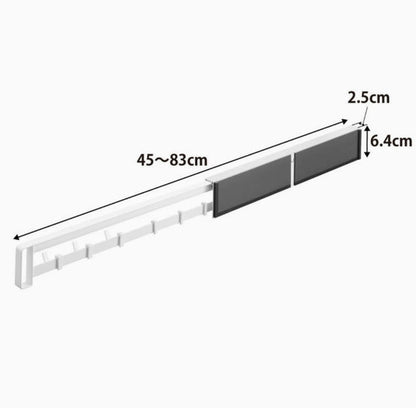 Magnetic Side Refrigerator Hidden Slide Hook