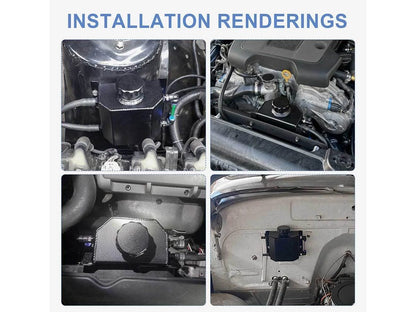 Universal Radiator Coolant Overflow Tank Kit