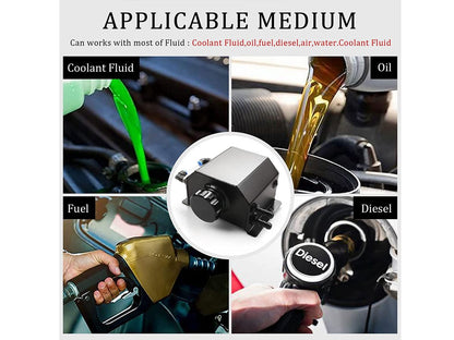 Universal Radiator Coolant Overflow Tank Kit