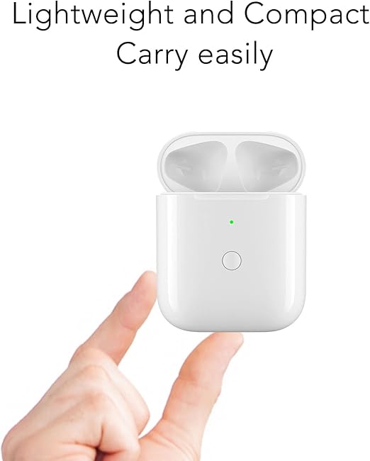Replacement Wireless Charging Case for AirPods 1 & AirPods 2