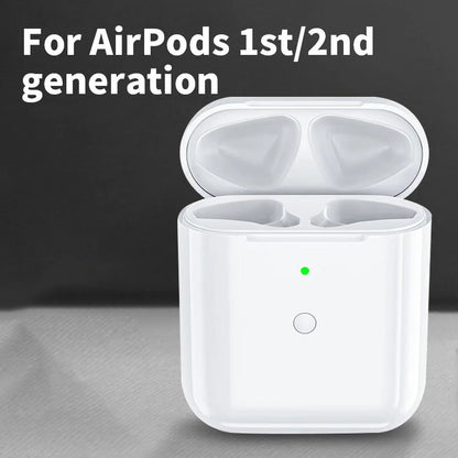 Replacement Wireless Charging Case for AirPods 1 & AirPods 2