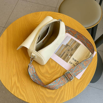 Retro Frame Ivory White Mini Shoulder & Crossbody Bag