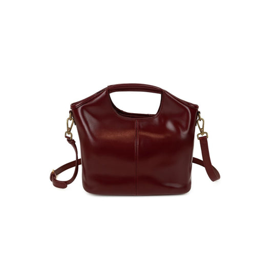 Retro Grace Chestnut Brown Leather Shoulder & Crossbody Bag