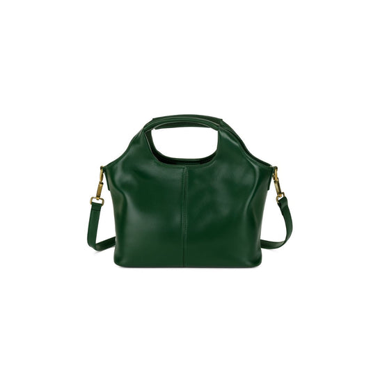 Retro Grace Emerald Green Leather Shoulder & Crossbody Bag