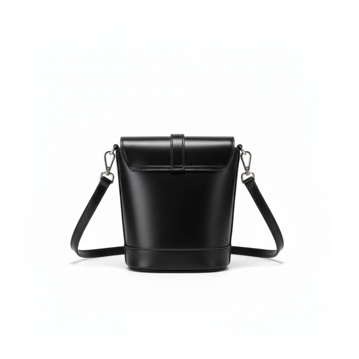 Retro Luxe Black Mini Crossbody & Shoulder Bag