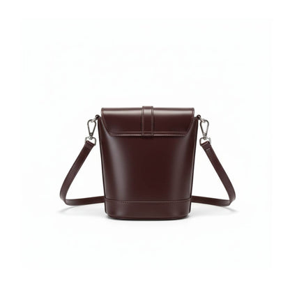 Retro Luxe Burgundy Red Mini Crossbody & Shoulder Bag