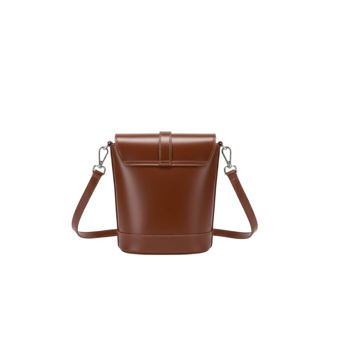 Retro Luxe Chestnut Brown Mini Crossbody & Shoulder Bag