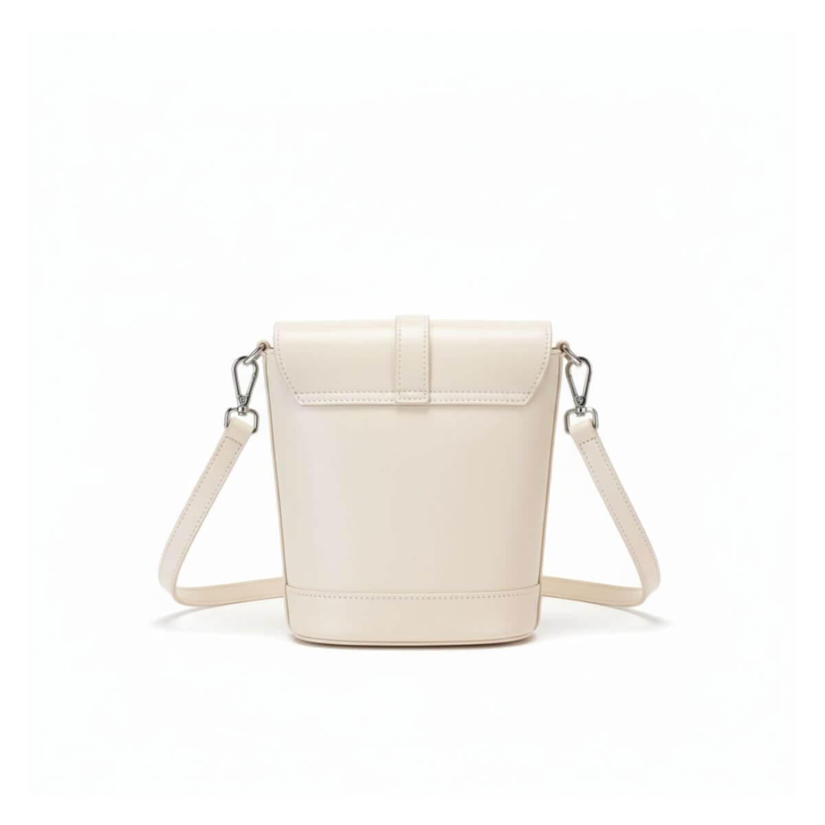 Retro Luxe Ivory White Mini Crossbody & Shoulder Bag