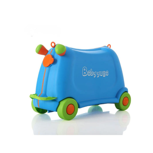 Kids Ride on Suitcase & Toddler Luggage on Wheels | RideGo | Blue