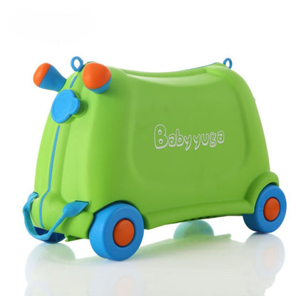 Kids Suitcase on Wheels – Toddler Ride on Luggage | RigeGo | Pink