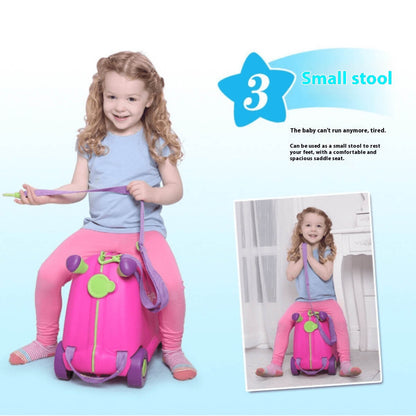 Kids Ride on Suitcase & Toddler Luggage on Wheels | RideGo | Blue