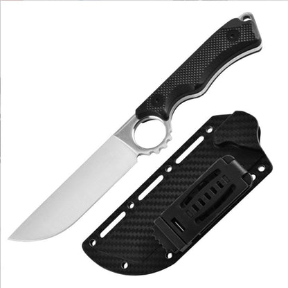 Multi-Purpose Outdoor Knife Fixed Blade Camping Hunting Survival Field With Kydex Sheath