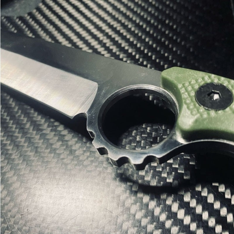 Multi-Purpose Outdoor Knife Fixed Blade Camping Hunting Survival Field With Kydex Sheath