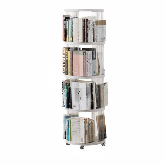 Rotating Bookshelf Spinning Bookshelf Tower Swivel Bookcase