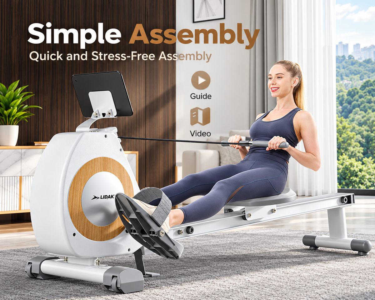 Foldable Mechanical Exercise Rowing Machine
